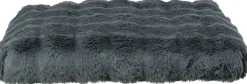 Coussin Elli, rectangulaire, 100 × 70 cm, gris foncé