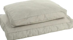 Coussin Geneve rectangle beige, 100x70x12cm
