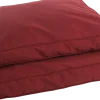 Coussin Geneve rectangle bordeaux, 80x60x10cm