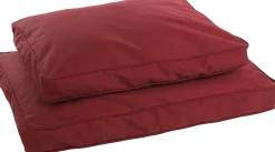 Coussin Geneve rectangle bordeaux, 100x70x12cm