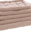 Coussin Jacquard rectangle taupe, 85.5x51x8cm