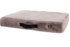Coussin à mémoire de forme MemoFuff, 80 cm, Stone / gris