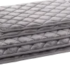 Coussin WEIMAR gris, 100.5 x 63 cm