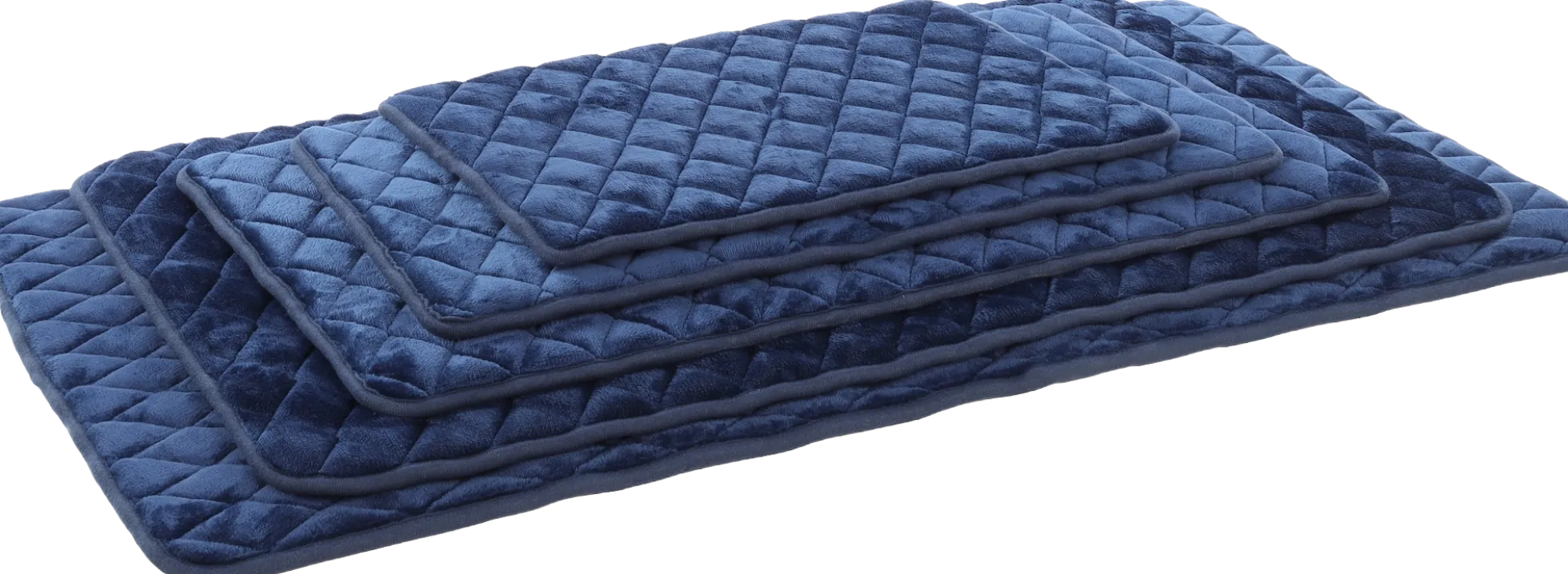 Coussin Weimar rectangle bleu, 116x69x2cm