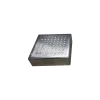 Couvercle pour support inox carré, modèle entrainement, hauteur 32 mm