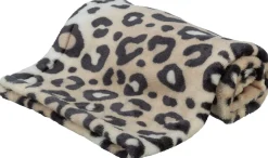 Couverture Leo, peluche soft 150 × 100 cm, crème