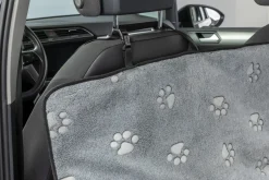 Couverture pour sièges de voiture 1,4 × 1,45 m, gris/noir
