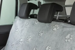 Couverture pour sièges de voiture 1,4 × 1,45 m, gris/noir