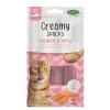 Creamy Snacks Chat x4, saumon/krill, 60g
