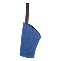Demi jambière de débourrage pour chiot, toile Héritage Bleu