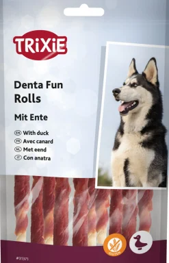 Denta Fun Duck Chewing Rolls, 12 cm, 10 Pcs/80 g