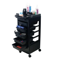 Desserte noire pour toilettage