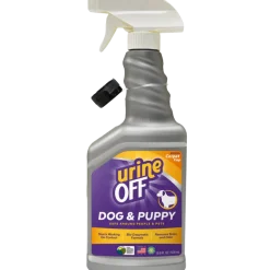 Destructeur d'odeurs et détachant URINE OFF chien, spray 500 ml