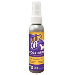 Destructeur d'odeurs et détachant URINE OFF chien, spray 118 ml