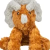 Dinosaure, assis, peluche, recyclé, 25 cm