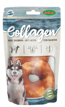 Donuts de collagène au saumon