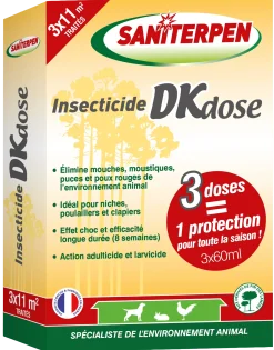 Désinfectant 3 doses 60 ml Saniterpen Insecticide DK