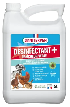 Désinfectant Saniterpen Plus, 5 litres
