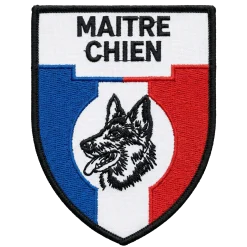 Ecusson "Maître Chien" petit modèle