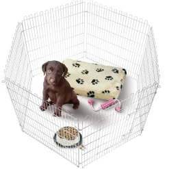Enclos pliable pour chiots et petites races ou chaton, hauteur 100 cm