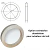 Entretoise pour aérateur rotatifs à 2 sens