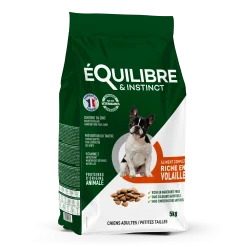Equilibre & Instinct - Croquettes petit chien adulte volaille fraiche 5 kg
