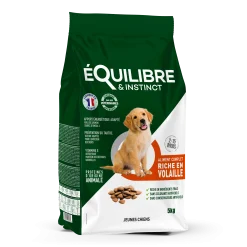 Equilibre & Instinct - Croquettes chiot volaille fraiche - 5 kg