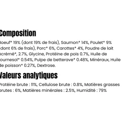 Equilibre & Instinct - Mousse jeune chat saumon aux carottes, 85 g