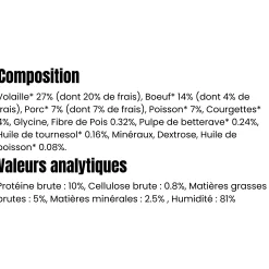 Equilibre & Instinct - Pâtées chat stérilisé Boeuf, 85 g