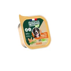 Equilibre & Instinct - Terrine BIO chien, riche en volaille, 150 g