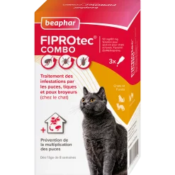 Fiprotec Combo Chats 3 pipettes