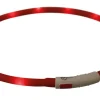 Flash anneau lumineux USB, en silicone, XS-XL: 70 cm/ 10 mm, orange