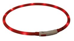 Flash anneau lumineux USB, en silicone, XS-XL: 70 cm/ 10 mm, orange