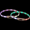 Flash anneau lumineux USB, en silicone, XS-XL: 65 cm,16 mm, multicolore