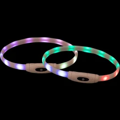 Flash anneau lumineux USB, en silicone, XS-XL: 65 cm,16 mm, multicolore