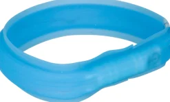 Flash bande lumineuse USB, en silicone, M-L: 50 cm,30 mm, bleu