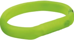 Flash bande lumineuse USB, en silicone, M-L: 50 cm,18 mm, vert