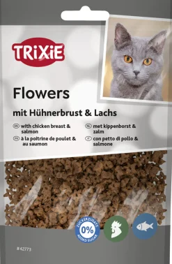 Fleurs au blanc de poulet et au saumon 50 g