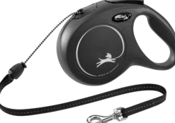 FLEXI New Classic Corde M 8 m - Noir