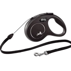 FLEXI New Classic Corde S 8 m - Noir