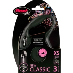 FLEXI New Classic Corde XS 3 m - Noir