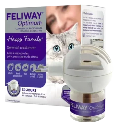 Féliway Optimum, diffuseur anti stress, pack de démarrage