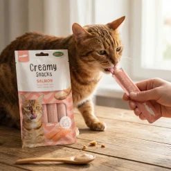 friandise à lécher au saumon x 4 - 60 g