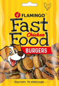 Friandises Fast Food Mini Hamburger au Poulet, 112 g