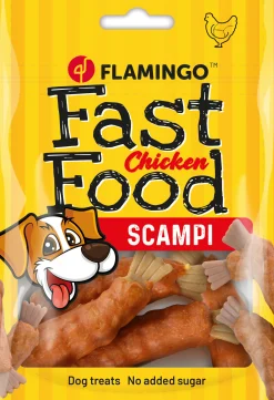 Friandises Fast Food Scampi au Poulet, 120 g