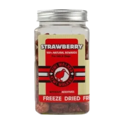 Friandises Lyophilisée Kiwi Walker aux fraises, 25 g
