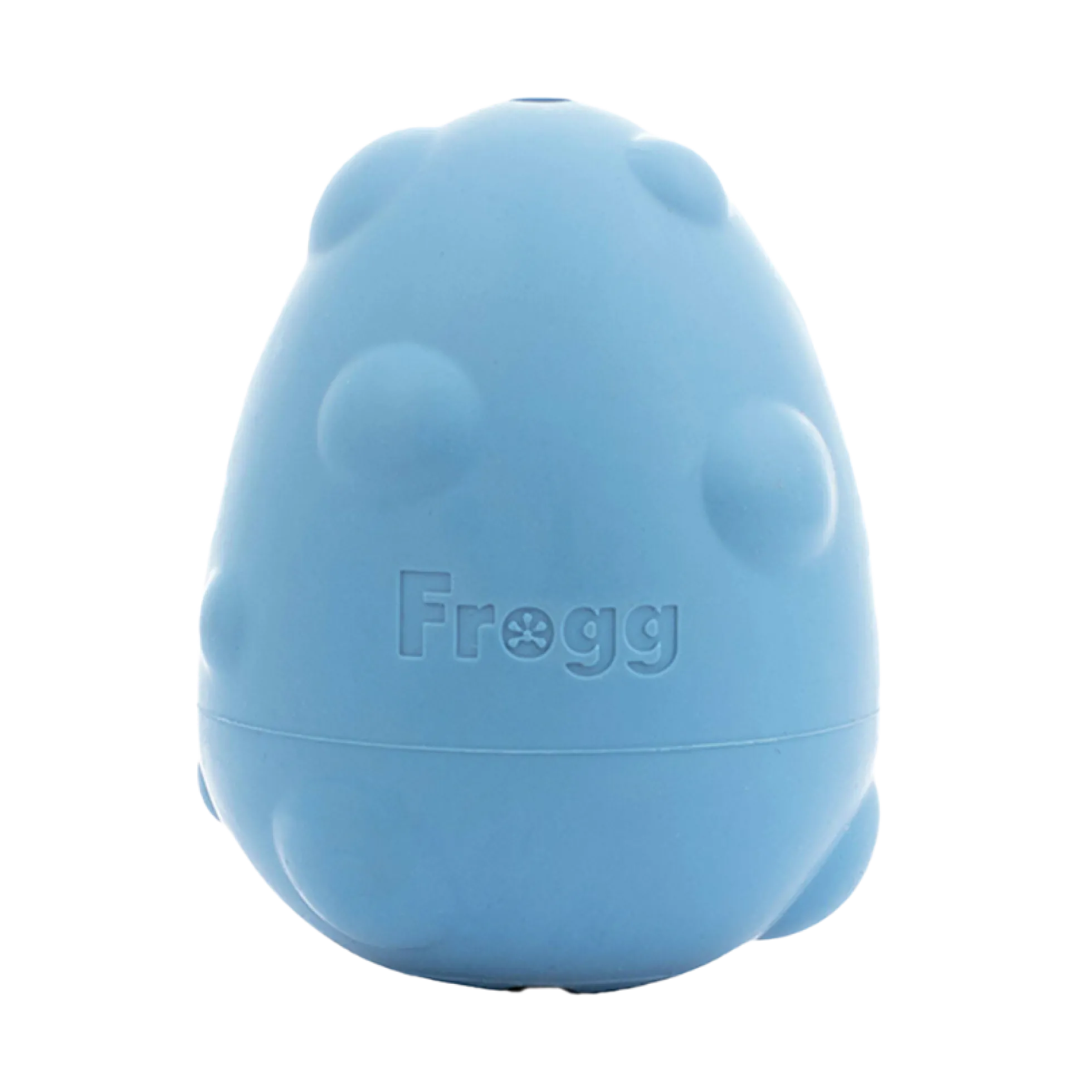 Frogg oeuf caoutchouc bleu Small 8,4cm