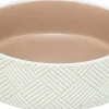 Gamelle en céramique Motif 1 l/ 18 cm, blanc/beige