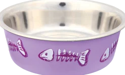 Gamelle pour chat en acier inox