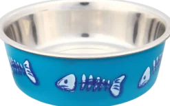 Gamelle pour chat en acier inox